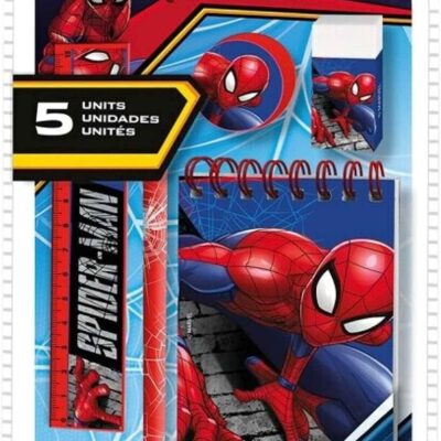 Conjunto Escolar Marvel Spiderman 5 Peças