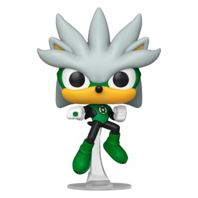 Figura Funko POP! Heroes: Justice League x Sonic The Hedgehog - Silver as the Green Lantern 592
