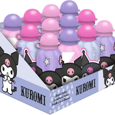 Garrafa Aluminio - Sanrio Kuromi 500ml (Sortido)