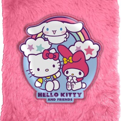 Caderno Pelúcia A5 - Hello Kitty & Friends