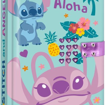 Diário Eletrónico Secreto - Disney Stitch Aloha
