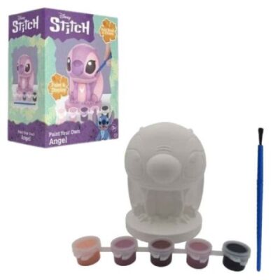Figura de Gesso para Pintar - Disney Stitch: Angel