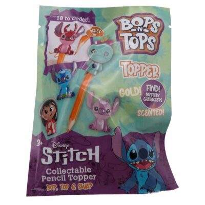 Topper para Lápis Bops & Tops: Disney - Lilo & Stitch (Figura mistério)