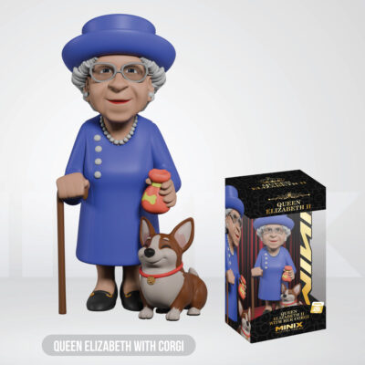 Figura Minix Celebrity - Queen Elizabeth II with Corgi 26