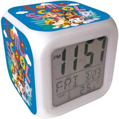 Relógio Despertador Digital - Paw Patrol