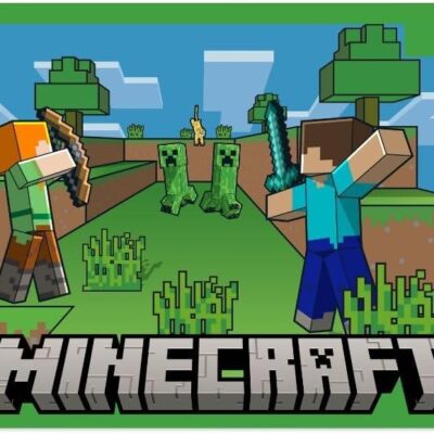 Tapete Rato XL - Minecraft (80x35cm)