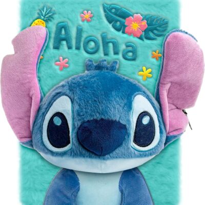 Caderno Pelúcia 3D - Disney Stitch