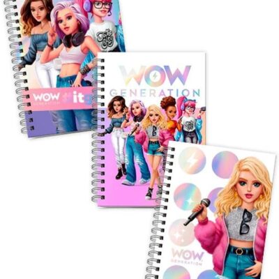 Bloco de Notas A5 - Wow Generation (Sortido)