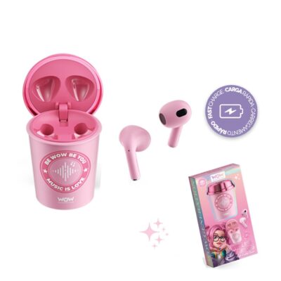 Wireless Earbuds - WOW Generation (Rosa)
