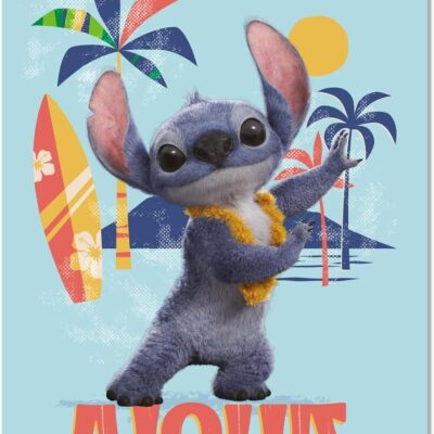 Poster Disney Stitch Live Action Aloha