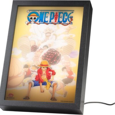Quadro Ilustrado com Iluminação LED - One Piece