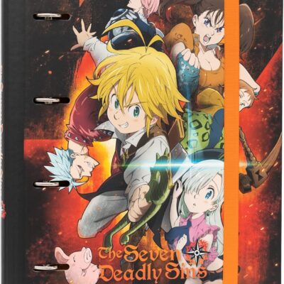 Capa de Argolas A4 - The Seven Deadly Sins