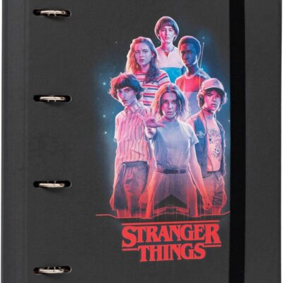 Capa de Argolas A4 - Stranger Things