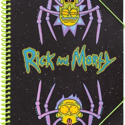 Pasta A4 Presentation Display Book (30 separadores) - Ricky & Morty