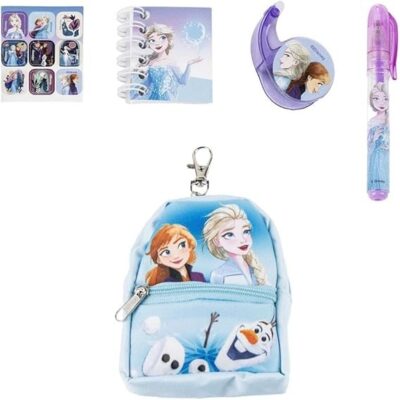 Set de Papelaria Mini Mochila Frozen