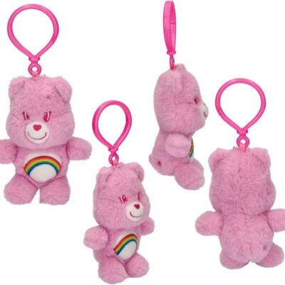 Porta-Chaves em Peluche Care Bears Rosa