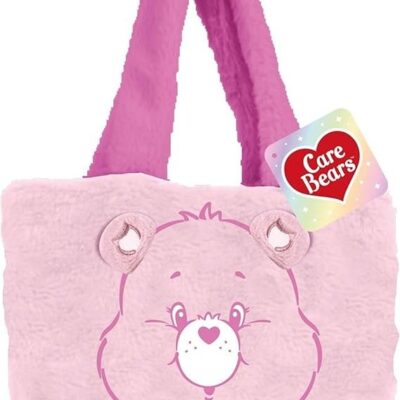 Bolsa de Compras em Peluche Care Bears Rosa