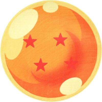 Tapete Antiderrapante Redondo Dragon Ball