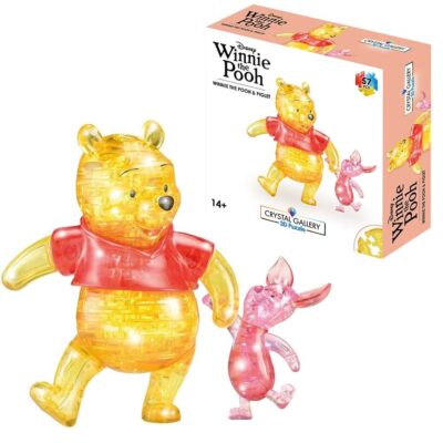 Puzzle 3D Crystal Gallery Disney - Pooh & Piglet (57 Peças XL Pack)