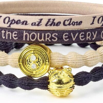 Conjunto Bandolete - Harry Potter: Time Turner e Golden Snitch