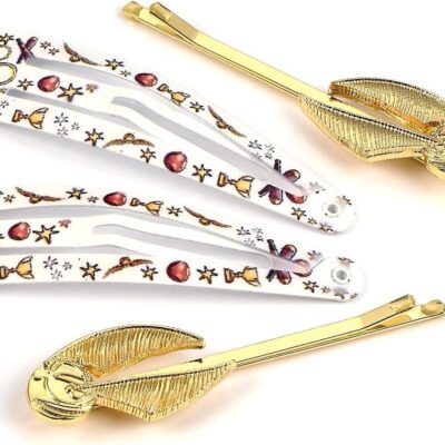 Conjunto de Ganchos de Cabelo - Harry Potter: Golden Snitch