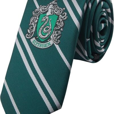 Gravata Cinereplicas - Harry Potter: Kids Slytherin Woven Logo