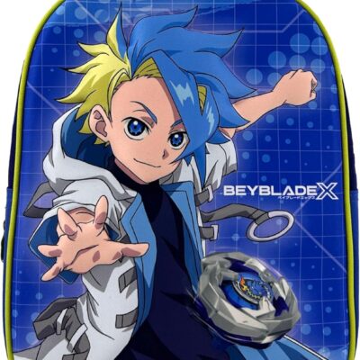 Mochila 3D Escolar - Beyblade Let it Rip 30cm