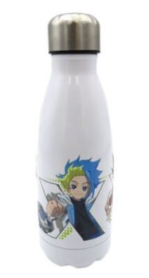 Garrafa Alumínio 550ml - Beyblade X (Branca)