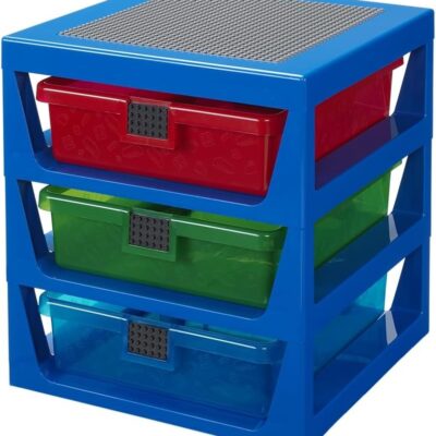 LEGO Estante com 3 Gavetas - Azul