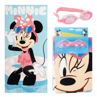 Toalha + Óculos de Natação - Minnie