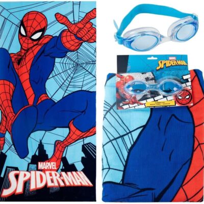 Toalha + Óculos de Natação - Spider-Man