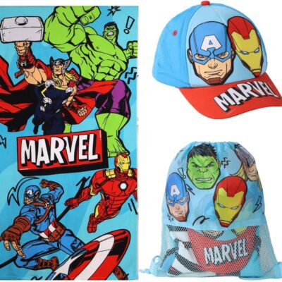 Toalha + Saco - Avengers