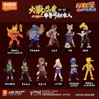 Figura Surpresa Blokees Galaxy Version Naruto GV03 - Ninja Spirit