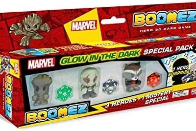 Boomz Marvel Glow in the Dark Special Pack (3 Heróis + 1 Mistério) - Style 3