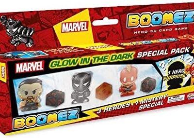 Boomz Marvel Glow in the Dark Special Pack (3 Heróis + 1 Mistério) - Style 2
