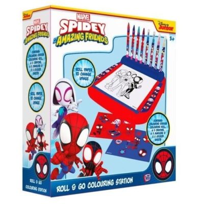 Spidey and Friends - Rolo para Colorir