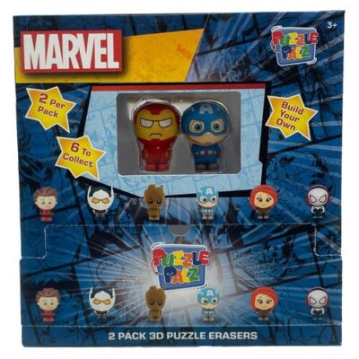 Puzzle Marvel Palz (Pack 2 Cápsulas) CDU (Sortido)