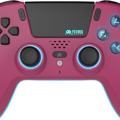 Comando Bluetooth LED PS5 Freaks & Geeks - Cherry Red