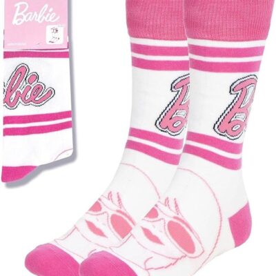 Meias Barbie Logo (Tamanho 36-43)
