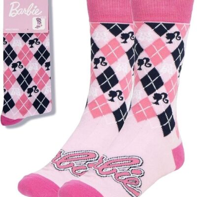 Meias Barbie Quadrados (Tamanho 36-43)