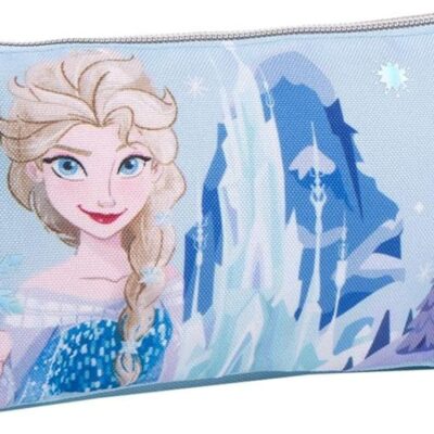 Estojo Porta-Tudo 3 Compartimentos Disney Frozen