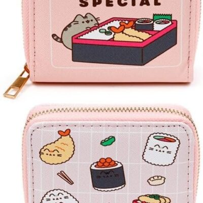 Carteira Pequena com Fecho: Pusheen The Cat - Sushi Club (Sortido)