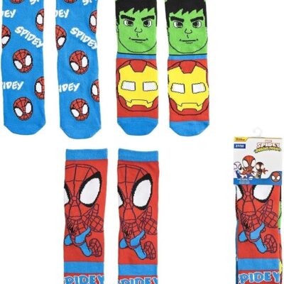 Pack 3 Pares de Meias de Criança - Marvel Super Heroes