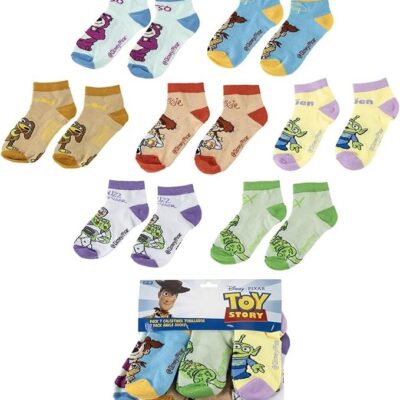 Pack 8 Pares de Meias Curtas de Criança - Toy Story