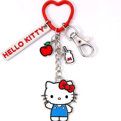 Porta-Chaves Hello Kitty - Com Charms