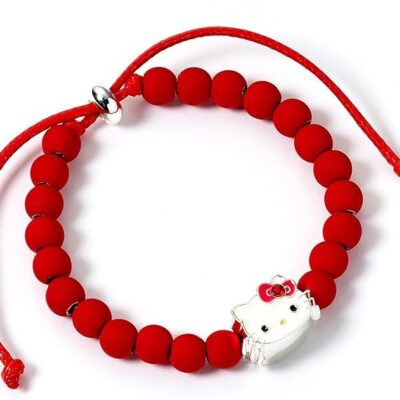 Pulseira Hello Kitty - Charm Vermelho