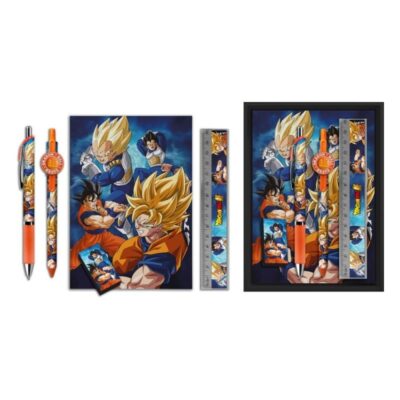 Conjunto de Papelaria Deluxe: Dragon Ball