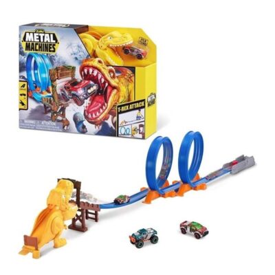 Metal Machines Playset T-Rex + 1 Carro
