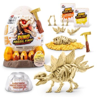 Robo Alive Fossil Find Amber Adventure Série 1