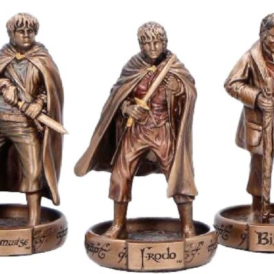 Figura The Lord of the Rings: The Hobbits of the Shire (Conjunto de 2) (7 cm) - Nemesis Now
